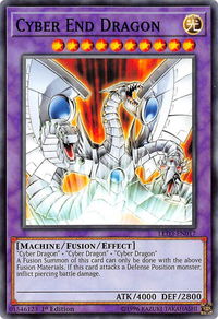 Cyber End Dragon - Legendary Duelists: White Dragon Abyss (LED3) #LED3-EN017 - Common / Short Print YuGiOh Trading Card