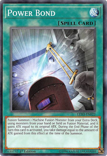 Power Bond trading card from Legendary Duelists: White Dragon Abyss Power Bond - Legendary Duelists: White Dragon Abyss YuGiOh trading card
