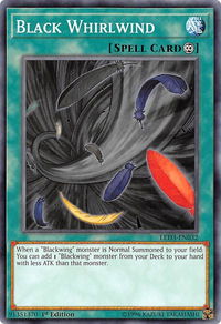 Black Whirlwind - Legendary Duelists: White Dragon Abyss (LED3) #LED3-EN032 - Common / Short Print YuGiOh Trading Card