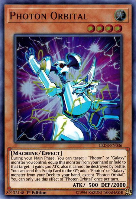 Photon Orbital trading card from Legendary Duelists: White Dragon Abyss Photon Orbital - Legendary Duelists: White Dragon Abyss YuGiOh trading card
