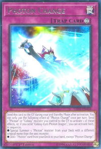 Photon Change - Legendary Duelists: White Dragon Abyss (LED3) #LED3-EN038 - Rare YuGiOh Trading Card
