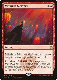 Mizzium Mortars - Guilds of Ravnica: Guild Kits (GR1) #32 - Rare Magic: The Gathering Trading Card