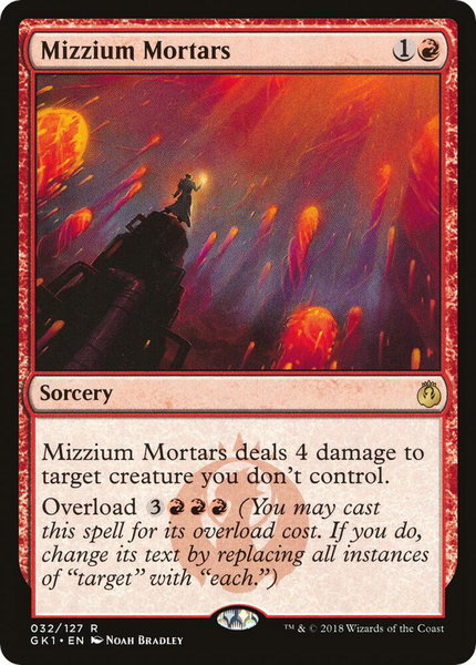 Mizzium Mortars - Guilds of Ravnica: Guild Kits Magic: The Gathering trading card