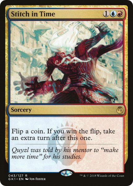 Stitch in Time trading card from Guilds of Ravnica: Guild Kits Stitch in Time - Guilds of Ravnica: Guild Kits Magic: The Gathering trading card