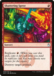 Shattering Spree - Guilds of Ravnica: Guild Kits (GR1) #34 - Uncommon Magic: The Gathering Trading Card