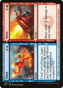 Turn // Burn - Guilds of Ravnica: Guild Kits (GR1) #45 - Uncommon Magic: The Gathering Trading Card