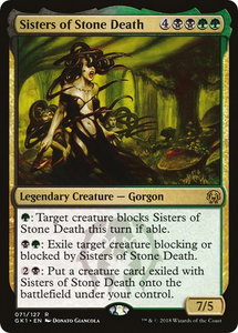 Sisters of Stone Death - Guilds of Ravnica: Guild Kits (GR1) #71 - Rare Magic: The Gathering Trading Card