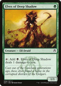 Elves of Deep Shadow - Guilds of Ravnica: Guild Kits (GR1) #56 - Common Magic: The Gathering Trading Card