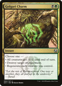 Golgari Charm - Guilds of Ravnica: Guild Kits (GR1) #62 - Uncommon Magic: The Gathering Trading Card