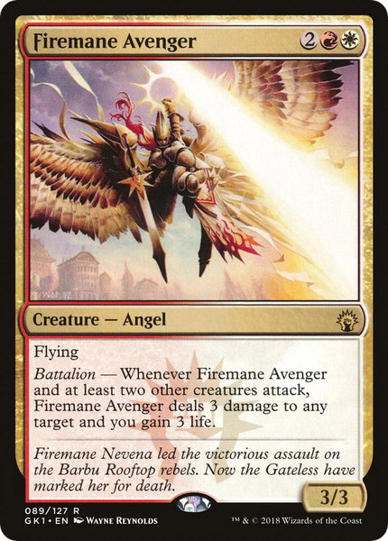 Firemane Avenger - Guilds of Ravnica: Guild Kits Magic: The Gathering trading card