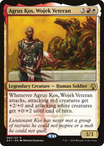 Agrus Kos, Wojek Veteran - Guilds of Ravnica: Guild Kits (GR1) #83 - Rare Magic: The Gathering Trading Card