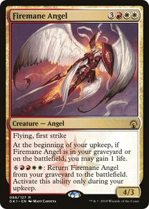 Firemane Angel - Guilds of Ravnica: Guild Kits (GR1) #88 - Rare Magic: The Gathering Trading Card