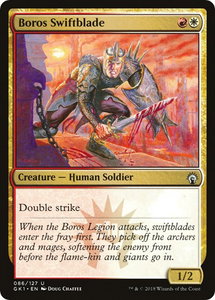 Boros Swiftblade - Guilds of Ravnica: Guild Kits (GR1) #86 - Uncommon Magic: The Gathering Trading Card