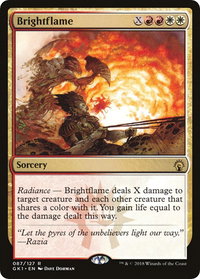 Brightflame - Guilds of Ravnica: Guild Kits (GR1) #87 - Rare Magic: The Gathering Trading Card