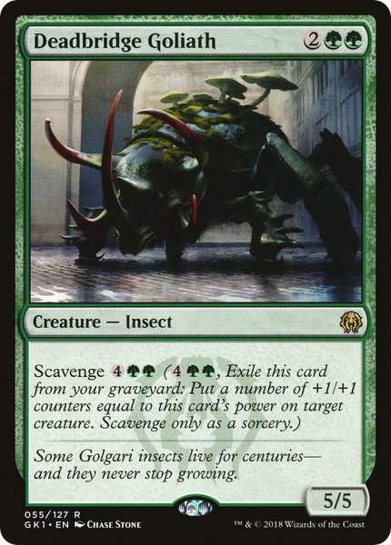 Deadbridge Goliath - Guilds of Ravnica: Guild Kits Magic: The Gathering trading card