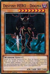 Destiny HERO - Dogma - Legendary Hero Decks (LDK4) #LEHD-ENA01 - Common / Short Print YuGiOh Trading Card