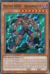 Destiny HERO - Dreadmaster - Legendary Hero Decks (LDK4) #LEHD-ENA03 - Common / Short Print YuGiOh Trading Card