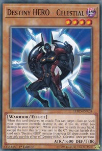 Destiny HERO - Celestial - Legendary Hero Decks (LDK4) #LEHD-ENA05 - Common / Short Print YuGiOh Trading Card