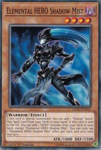 Elemental HERO Shadow Mist - Legendary Hero Decks (LDK4) #LEHD-ENA15 - Common / Short Print YuGiOh Trading Card