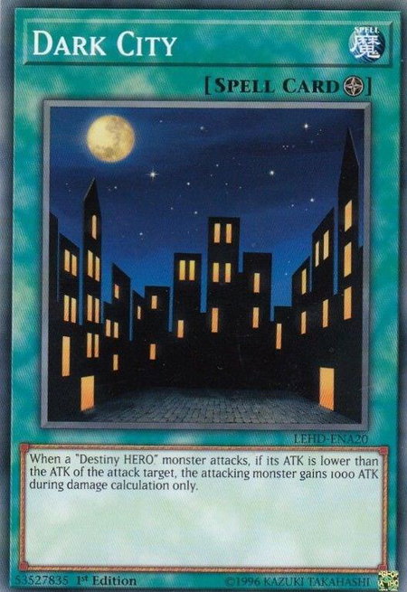 Dark City - Legendary Hero Decks YuGiOh trading card