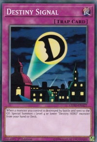 Destiny Signal - Legendary Hero Decks (LDK4) #LEHD-ENA27 - Common / Short Print YuGiOh Trading Card
