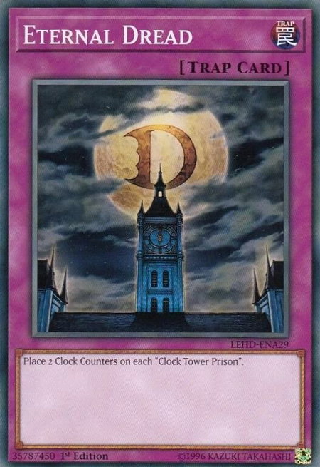 Eternal Dread trading card from Legendary Hero Decks Eternal Dread - Legendary Hero Decks YuGiOh trading card