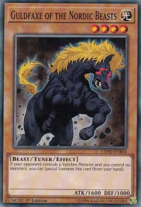 Guldfaxe of the Nordic Beasts - Legendary Hero Decks (LDK4) #LEHD-ENB04 - Common / Short Print YuGiOh Trading Card