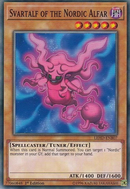 Svartalf of the Nordic Alfar - Legendary Hero Decks YuGiOh trading card
