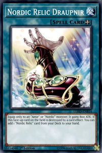Nordic Relic Draupnir - Legendary Hero Decks (LDK4) #LEHD-ENB14 - Common / Short Print YuGiOh Trading Card