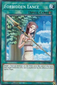 Forbidden Lance - Legendary Hero Decks (LDK4) #LEHD-ENB17 - Common / Short Print YuGiOh Trading Card