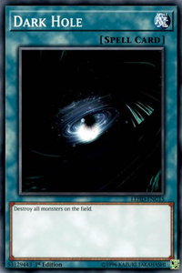 Dark Hole - Legendary Hero Decks (LDK4) #LEHD-ENC15 - Common / Short Print YuGiOh Trading Card