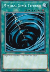 Mystical Space Typhoon - Legendary Hero Decks (LDK4) #LEHD-ENB23 - Common / Short Print YuGiOh Trading Card