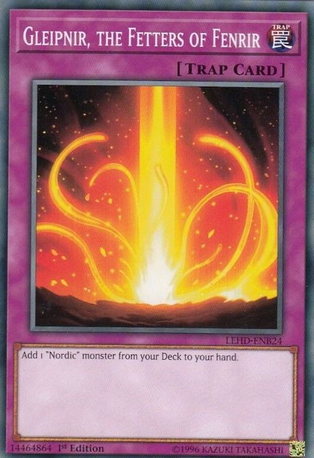 Gleipnir, the Fetters of Fenrir - Legendary Hero Decks YuGiOh trading card