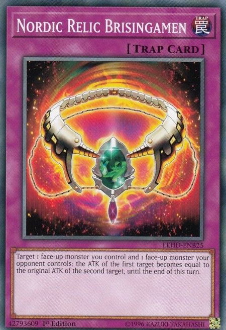 Nordic Relic Brisingamen - Legendary Hero Decks YuGiOh trading card