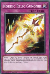 Nordic Relic Gungnir - Legendary Hero Decks (LDK4) #LEHD-ENB27 - Common / Short Print YuGiOh Trading Card