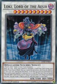 Loki, Lord of the Aesir - Legendary Hero Decks (LDK4) #LEHD-ENB31 - Common / Short Print YuGiOh Trading Card