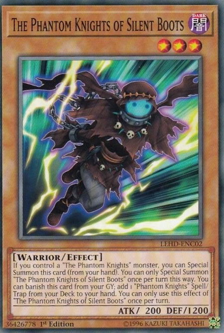 The Phantom Knights of Silent Boots - Legendary Hero Decks YuGiOh trading card