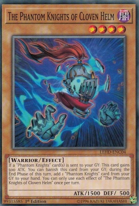 The Phantom Knights of Cloven Helm - Legendary Hero Decks YuGiOh trading card