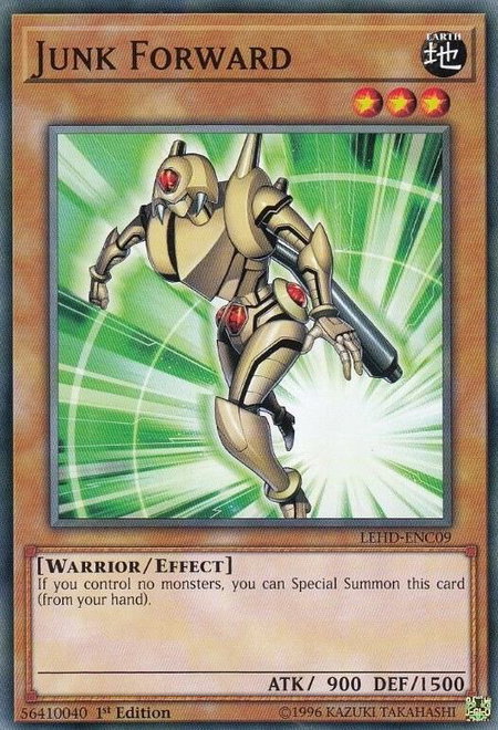 Junk Forward - Legendary Hero Decks YuGiOh trading card