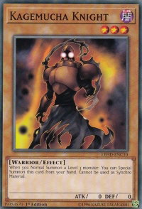 Kagemucha Knight - Legendary Hero Decks (LDK4) #LEHD-ENC10 - Common / Short Print YuGiOh Trading Card
