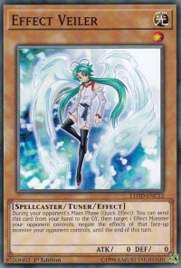 Effect Veiler - Legendary Hero Decks (LDK4) #LEHD-ENC12 - Common / Short Print YuGiOh Trading Card