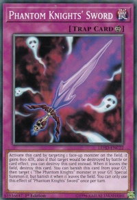Phantom Knights' Sword - Legendary Hero Decks (LDK4) #LEHD-ENC22 - Common / Short Print YuGiOh Trading Card