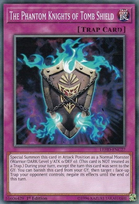 The Phantom Knights of Tomb Shield - Legendary Hero Decks YuGiOh trading card