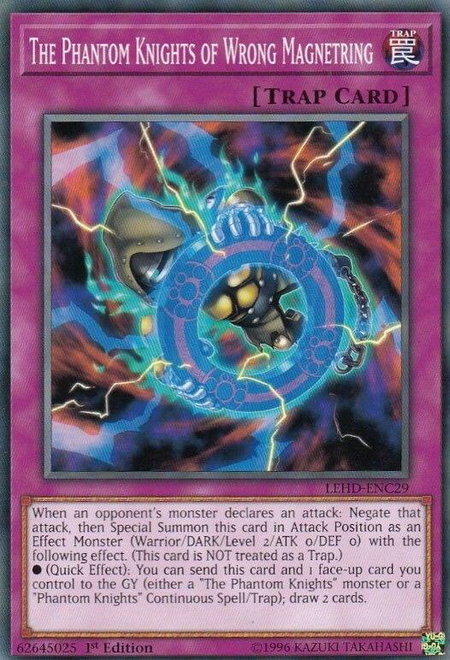 The Phantom Knights of Wrong Magnetring - Legendary Hero Decks YuGiOh trading card