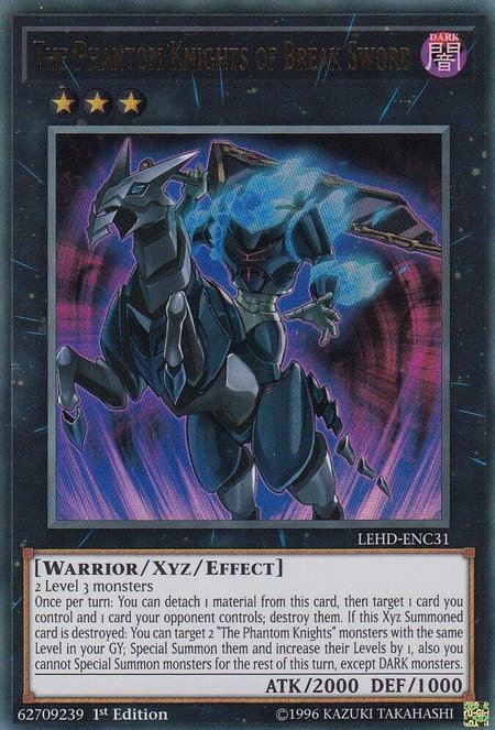 The Phantom Knights of Break Sword - Legendary Hero Decks YuGiOh trading card