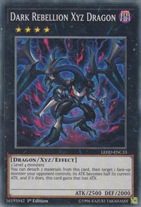 Dark Rebellion Xyz Dragon - Legendary Hero Decks (LDK4) #LEHD-ENC33 - Common / Short Print YuGiOh Trading Card