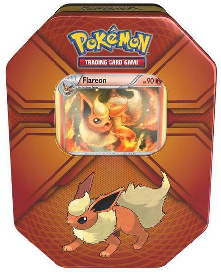 Triple Effect Tin [Flareon] - SM - Guardians Rising Pokémon trading card