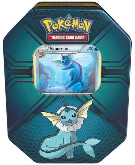 Triple Effect Tin [Vaporeon] - SM - Guardians Rising Pokémon trading card
