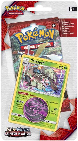 Crimson Invasion Single Pack Blister [Golisopod] - SM - Crimson Invasion Pokémon trading card