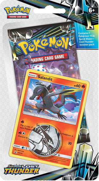 Lost Thunder Single Pack Blister [Salandit] - SM - Lost Thunder Pokémon trading card